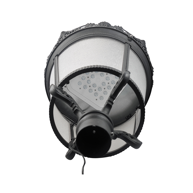 YMLED-6125 Lampu Atas Pos LED Aluminium Eropa Klasik