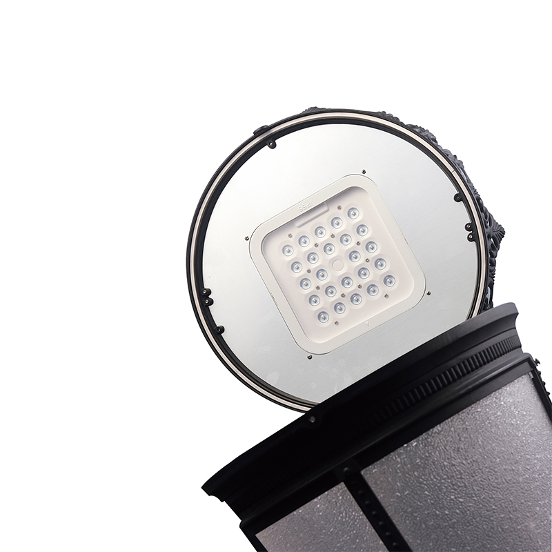 YMLED-6125 Lampu Atas Pos LED Aluminium Eropa Klasik