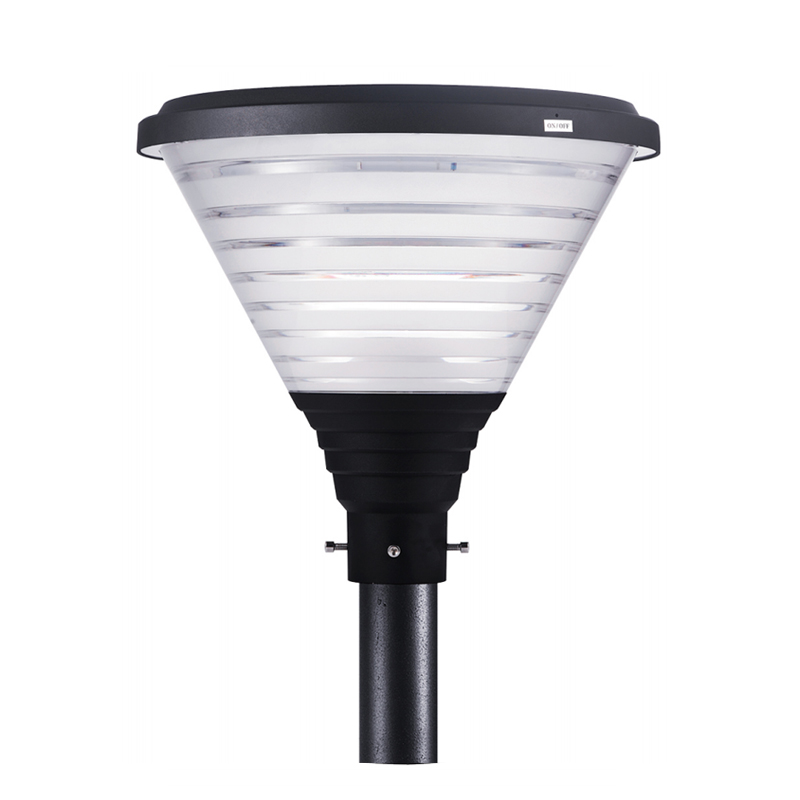 YMLED-6804 Lampu Jalan Luar Ruangan Aluminium Panel Surya Terintegrasi