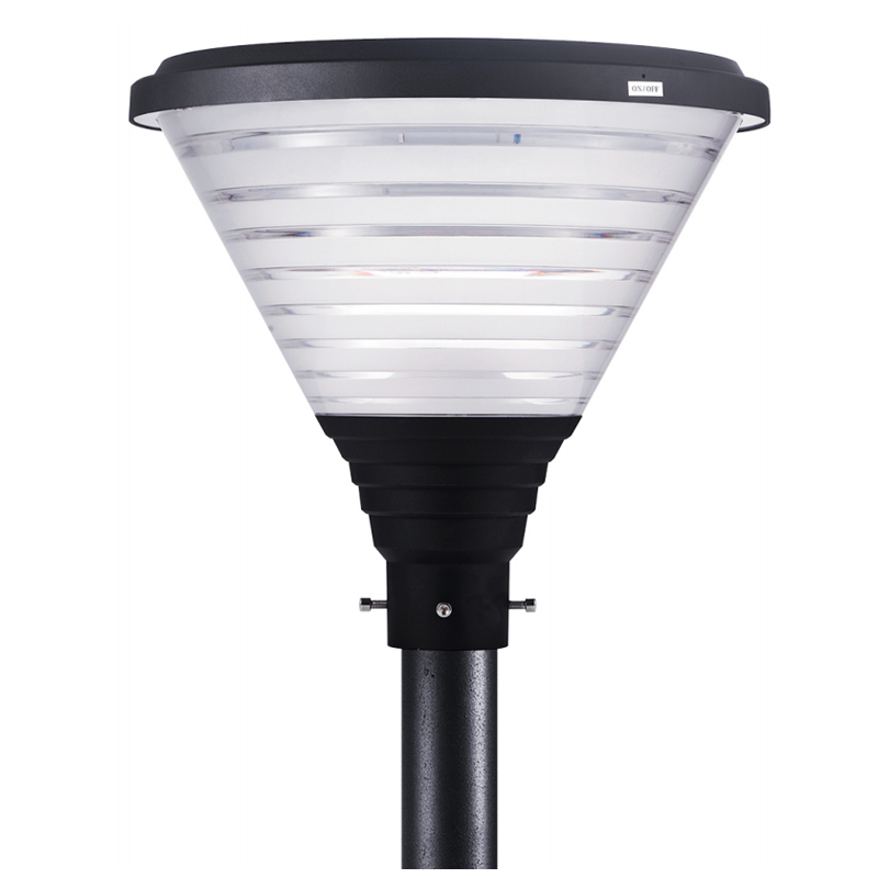 YMLED-6804 Lampu Jalan Luar Ruangan Aluminium Panel Surya Terintegrasi
