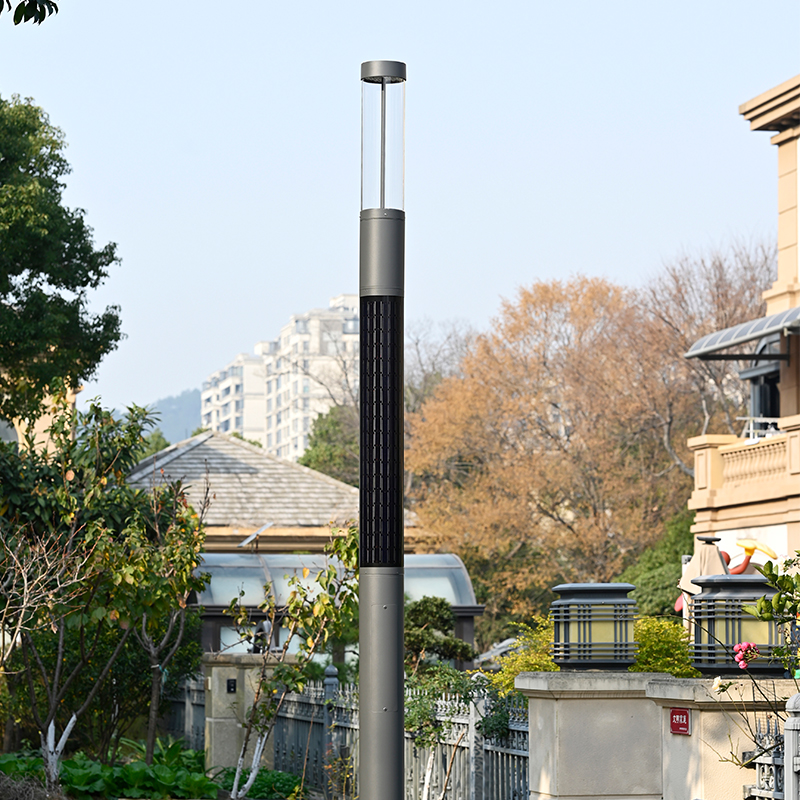 Lampu Tiang Surya Vertikal Off-Grid YMLED-6811B Lampu Tiang Surya Vertikal Off-Grid YMLED-6811B