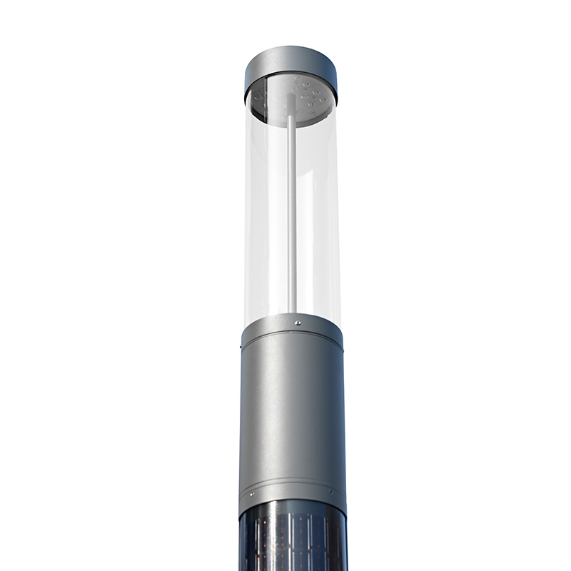 Lampu Tiang Surya Vertikal Off-Grid YMLED-6811B Lampu Tiang Surya Vertikal Off-Grid YMLED-6811B