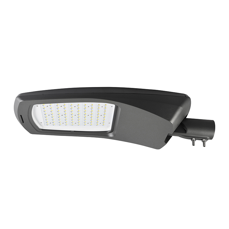 YMLED-6408L Aluminium Die-casting Kecerahan Tinggi Dengan Penutup Kaca Tempered Lampu Jalan LED